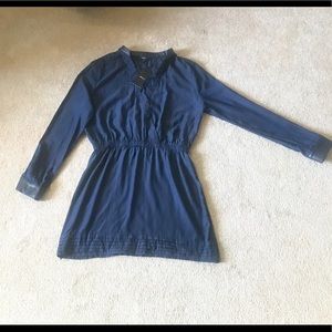 VERY J Short Navy Blue Dress